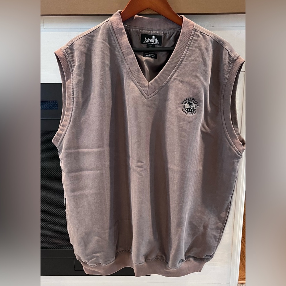 Ashworth Pebble Beach Golf Vest size XL